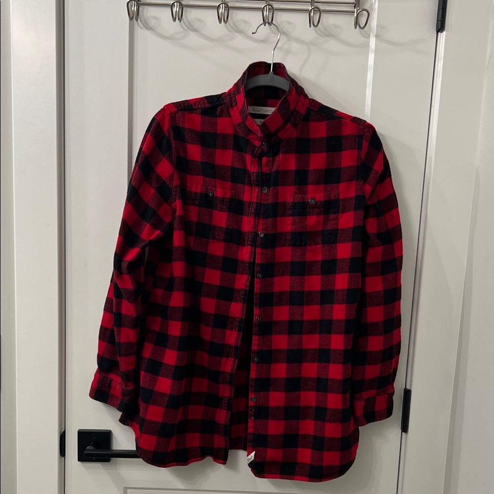 Woolrich Red and Black Plaid Shirt